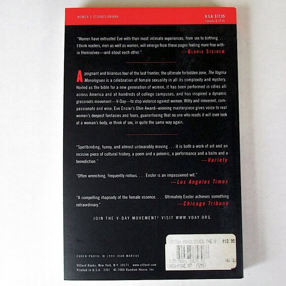 Book: The Vagina Monologues by Eve Ensler - Picture 6 of 6
